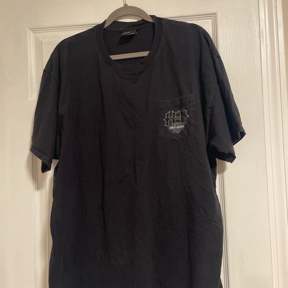 Harley-Davidson Men's Pocket T-Shirt Seacoast North Hampton New Hampshire- 2X - Picture 2 of 6